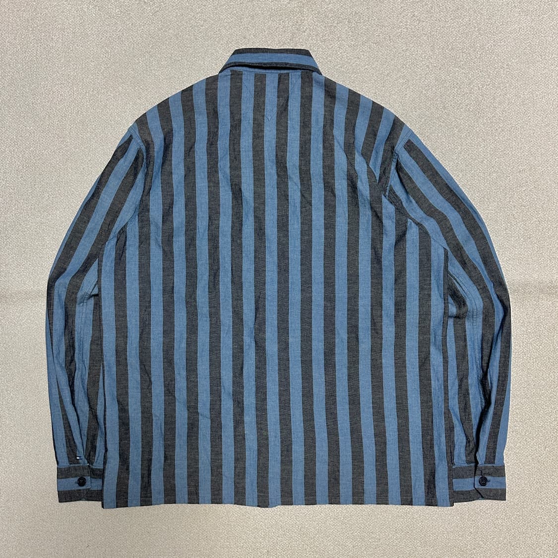 타미힐피거 면혼방 오버핏 스트라이프 셔츠 상품이미지3