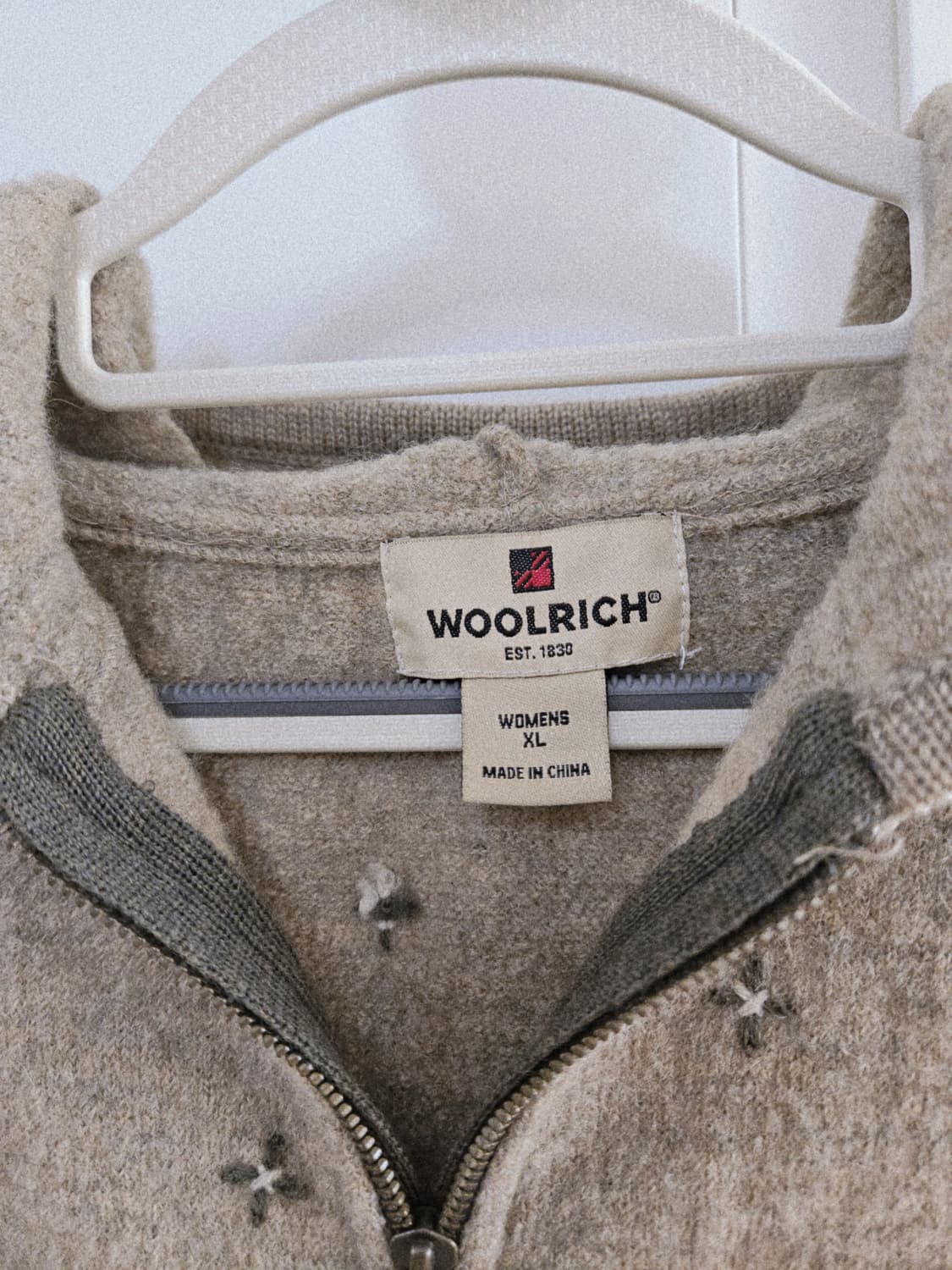 빈티지 울리치 압축울 후드 니트집업 상품이미지4