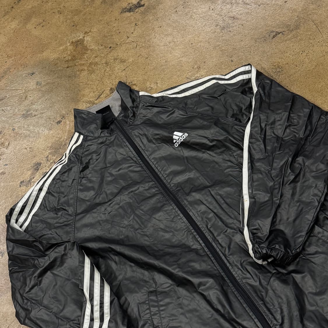 [정품/L] 아디다스 블랙 3선 트레이닝 바람막이 b19 상품이미지1