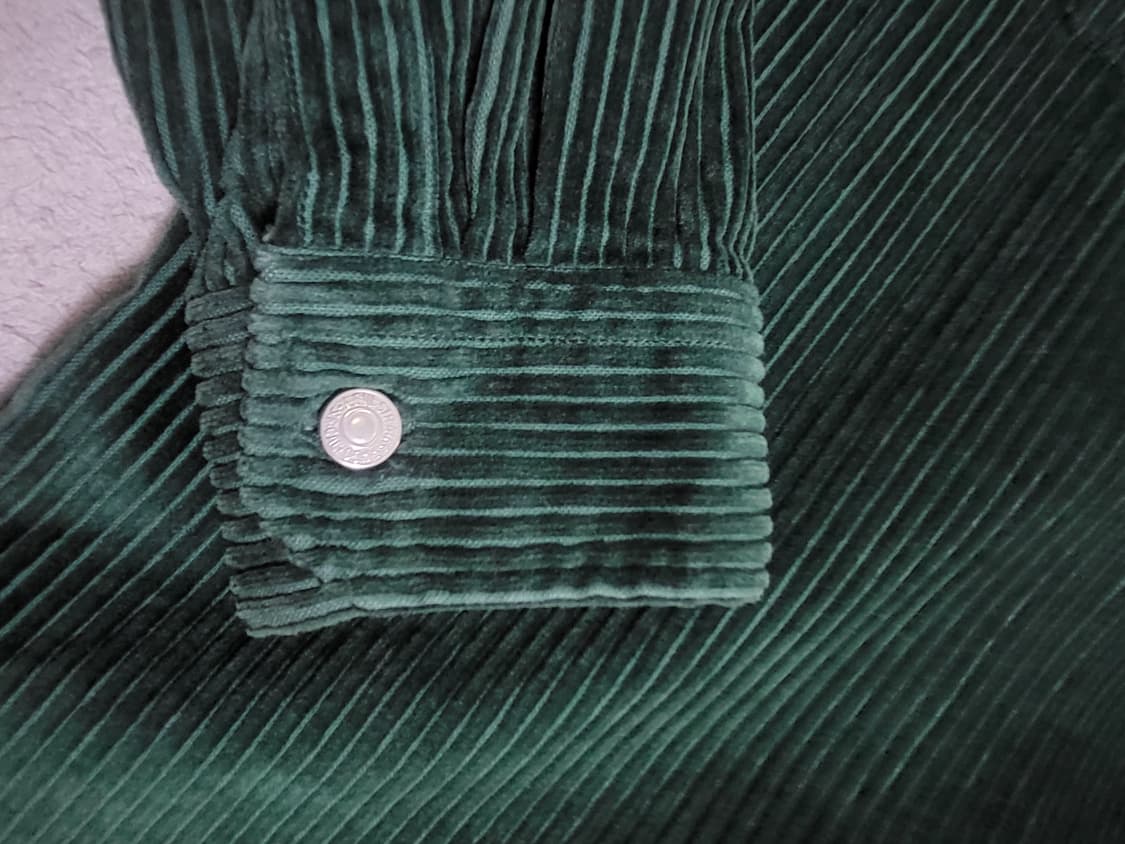 리바이스 그린 코듀로이 벨벳 셔츠 자켓 샤켓 L / Levi’s 상품이미지6