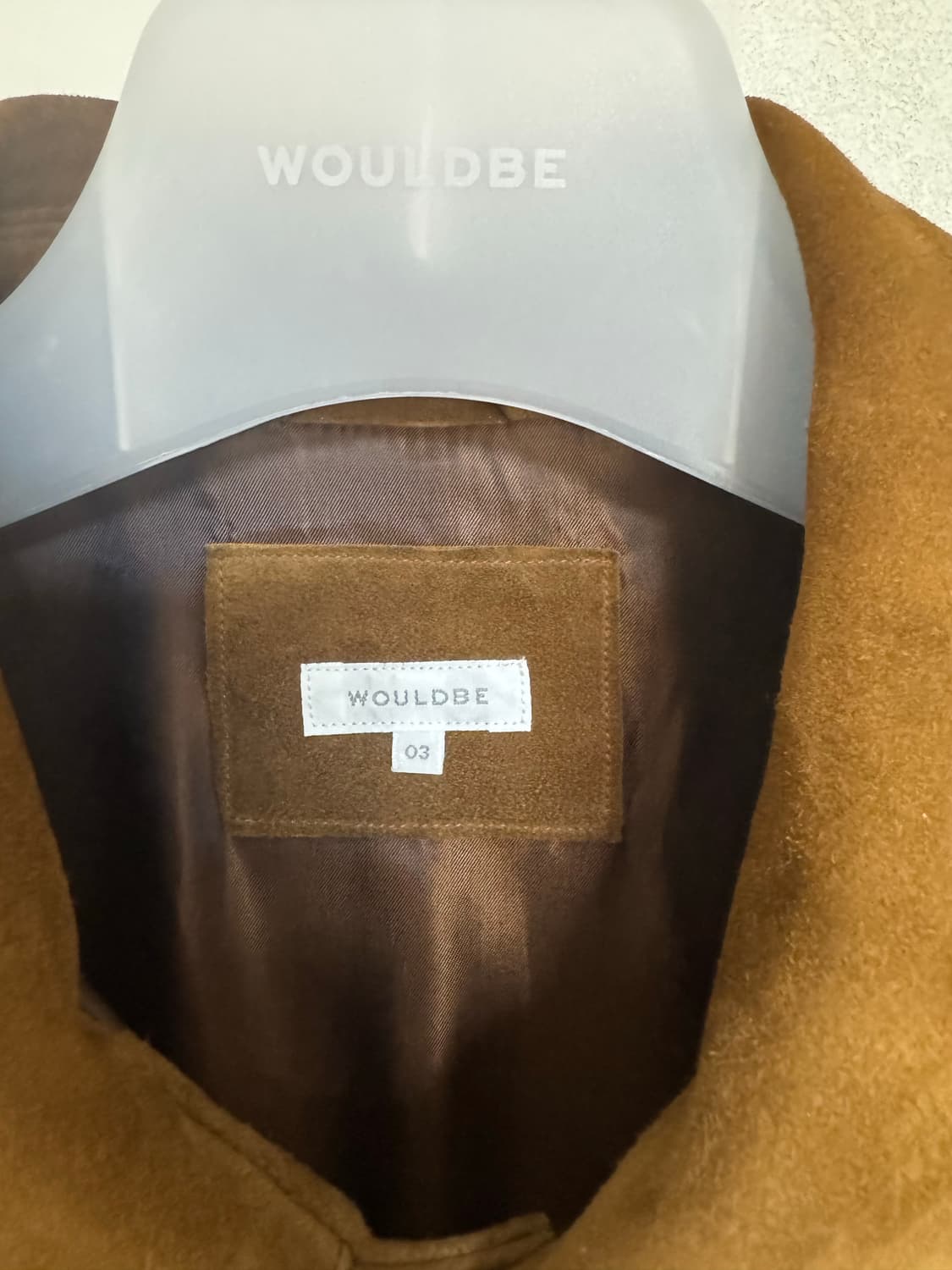 우드비 고트 스웨이드 자켓 브라운 3사이즈 상품이미지2