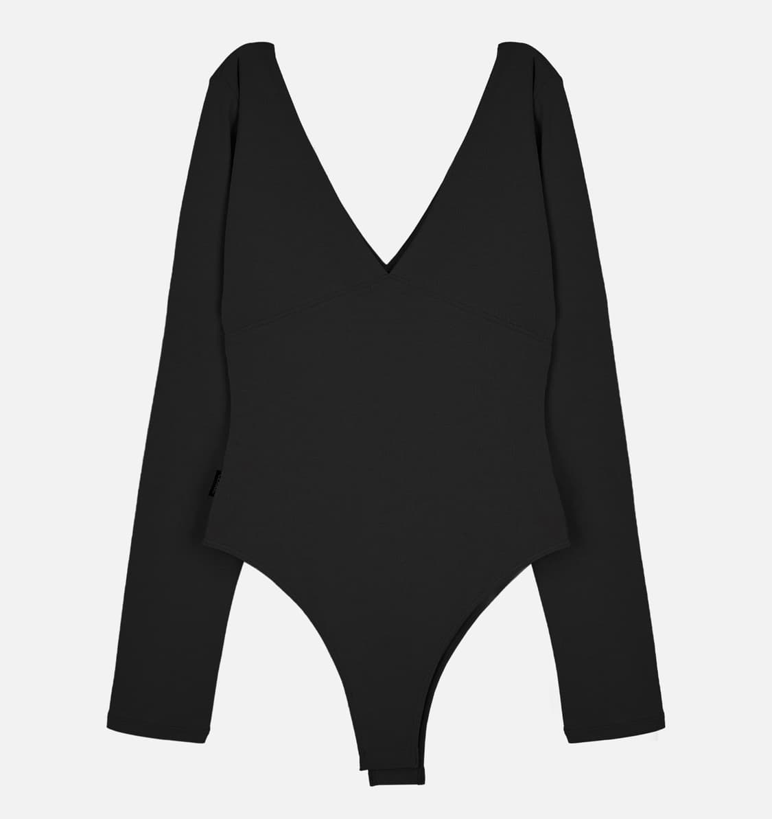 세릭) V-Neck Bodysuit BK F 상품이미지3