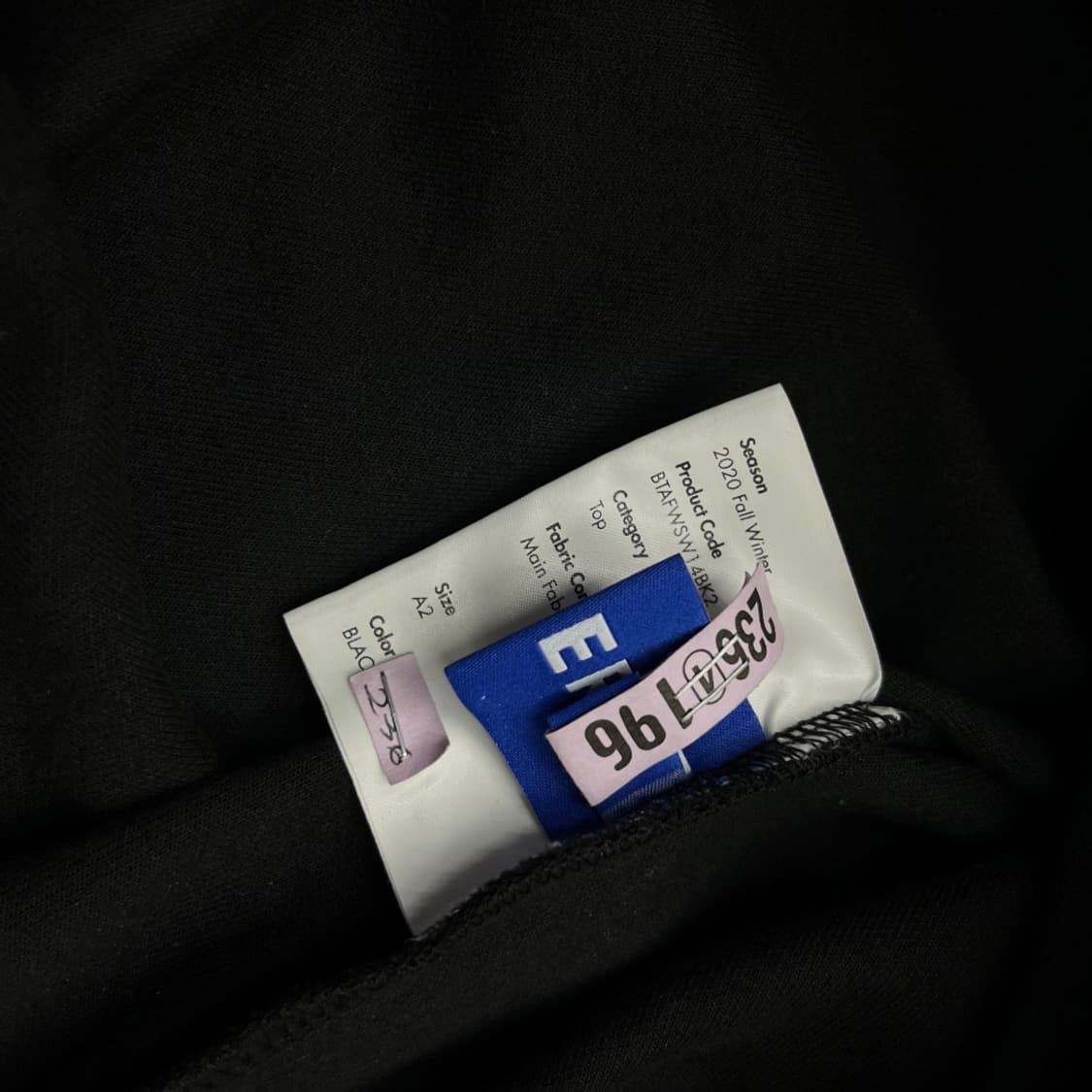 아더에러 블라썸 블랙 맨투맨 A2 상품이미지7