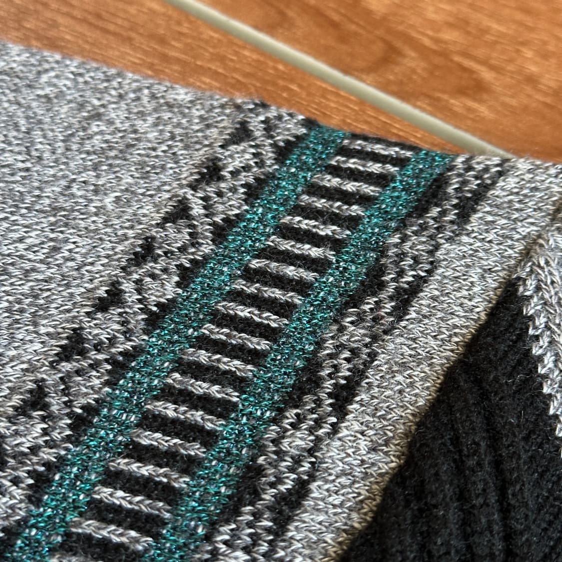 Seve wool argyle knit sweater  상품이미지5