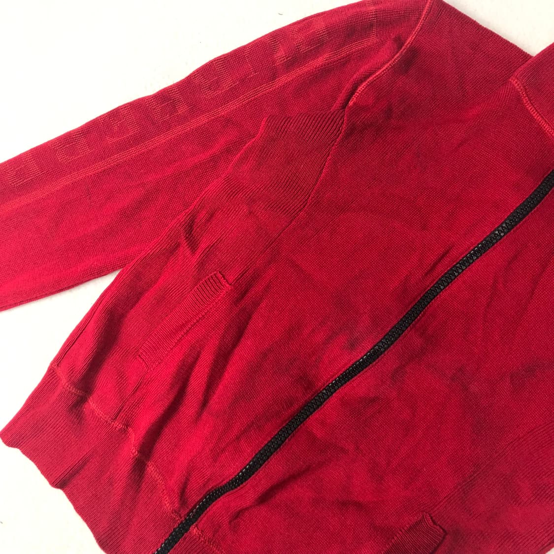 버버리 빈티지 워시드 니트집업 상품이미지5