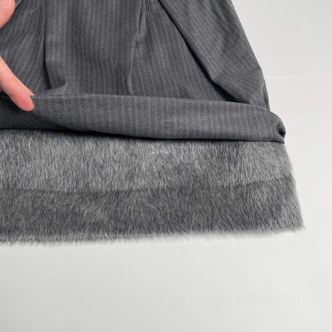 Cividini 퍼 레이어드 스커트 (italy)   상품이미지4