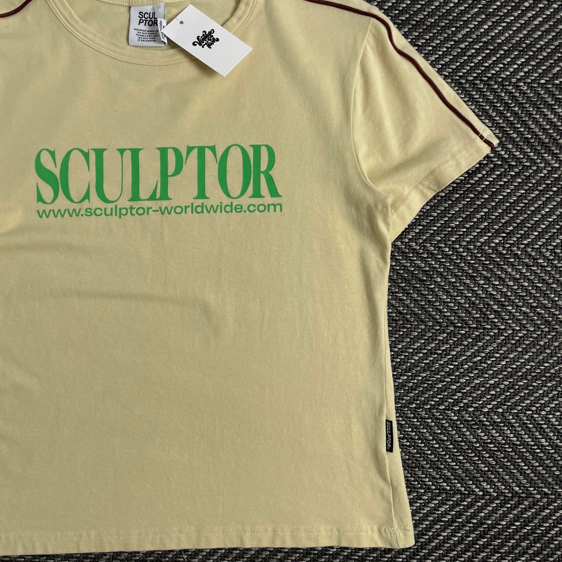 스컬프터 빅로고 크롭 티셔츠o 2935 상품이미지2