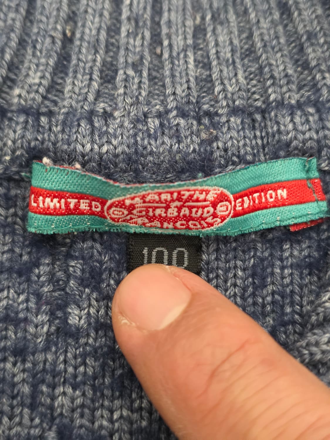 마리떼 프랑소와 저버 90s 집업 카라 니트 100 상품이미지3