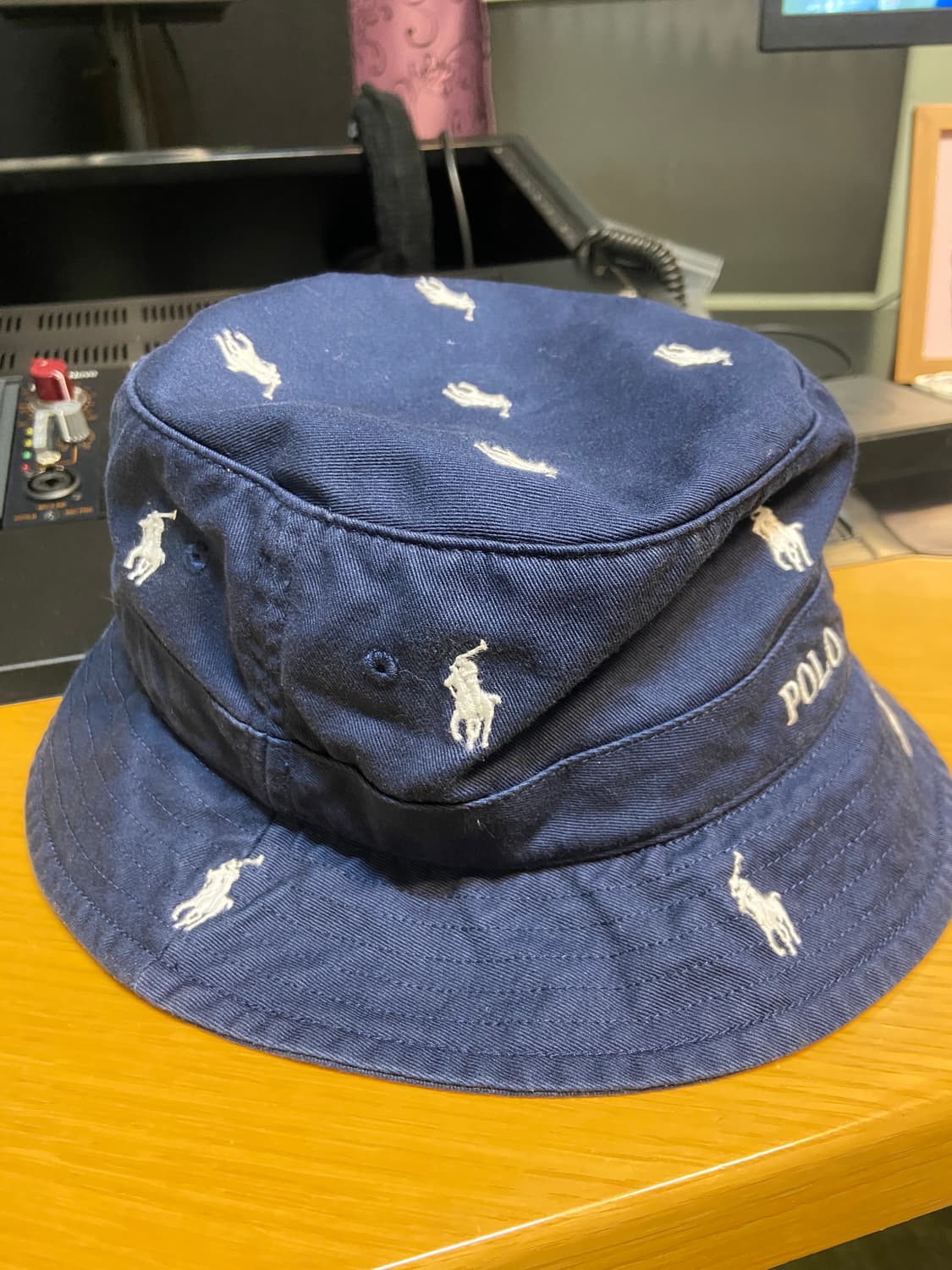 폴로 멀티포니 버킷햇 네이비 L/XL 상품이미지2