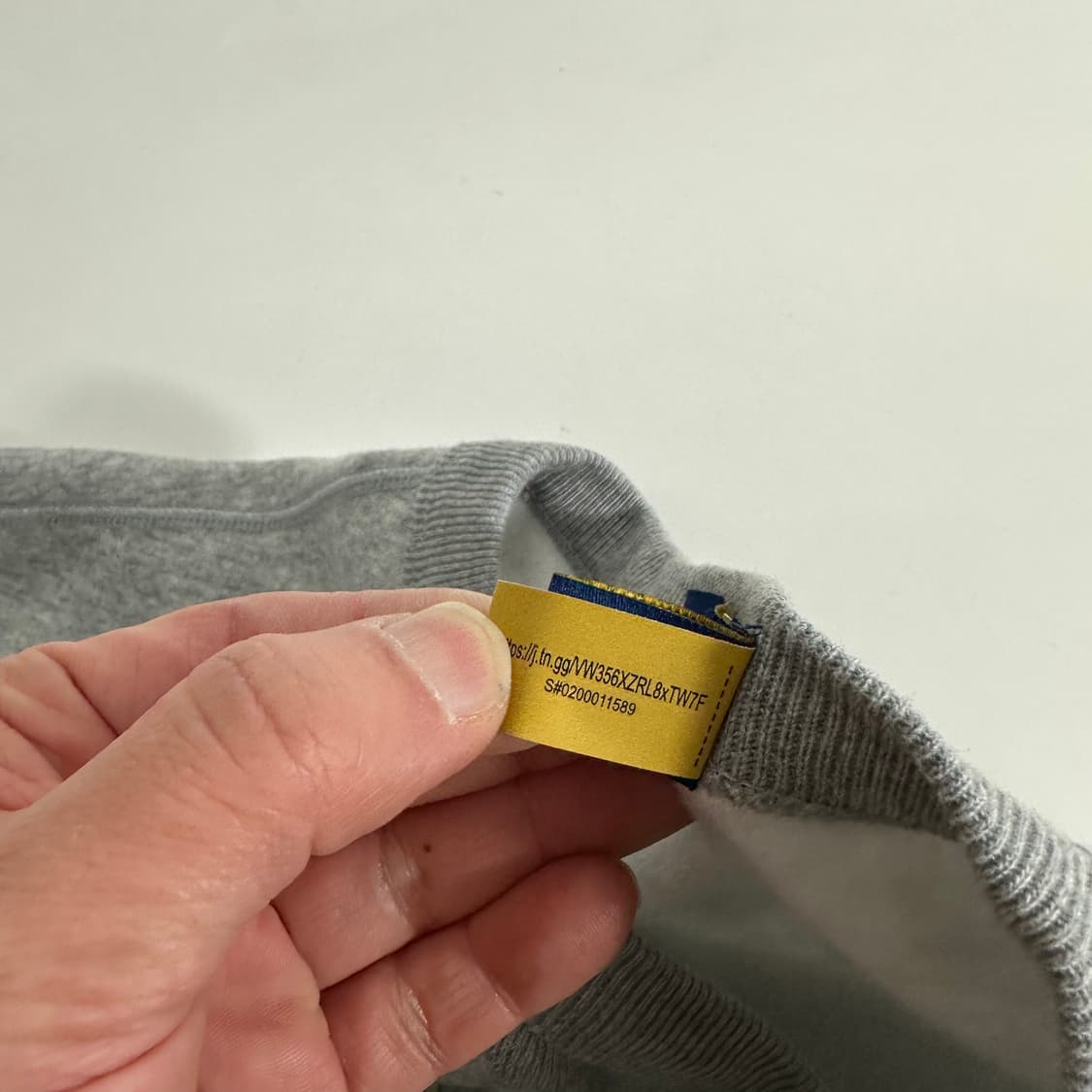 XL 폴로 랄프로렌 그레이 POLO 빅로고 맨투맨 상품이미지6