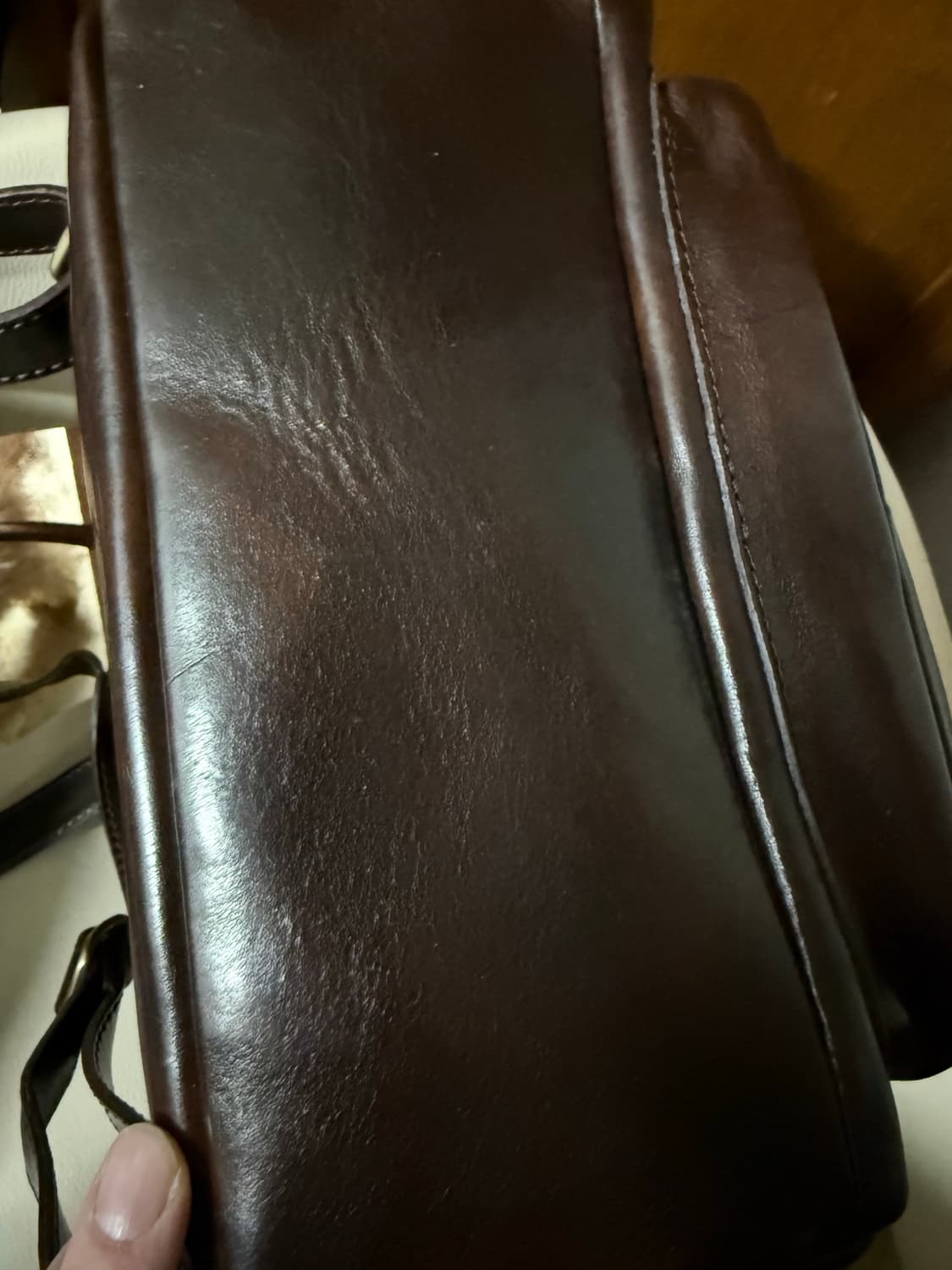 이태리통가죽여성백팩거의새것 상품이미지6