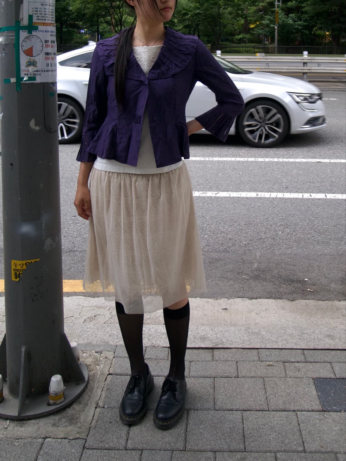 [Hiroko Bis] lace trim jacket 상품이미지2