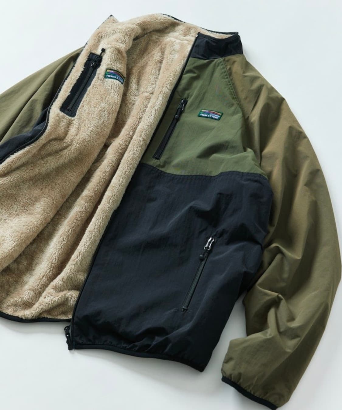 프릭스스토어 리버시블 플리스 후리스 크레이지패턴  상품이미지1