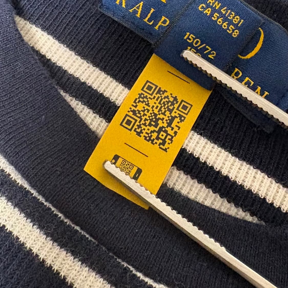 Polo Ralph Lauren 스트라이프 콤드 스웨터 M 상품이미지3