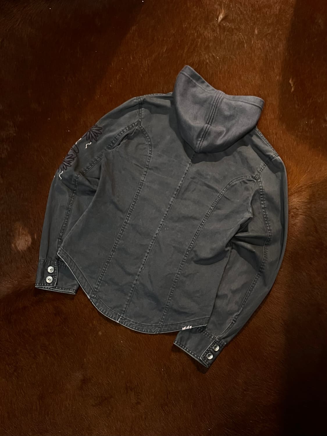 Nine2Nine 자수 디테일 빈티지 자켓 상품이미지3