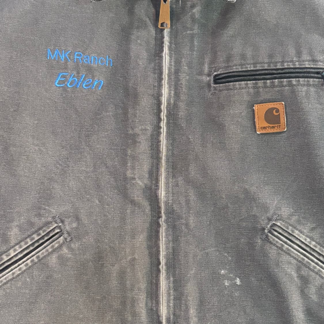 00s USA 칼하트 디트로이트 자켓 그레이 GVL 상품이미지2