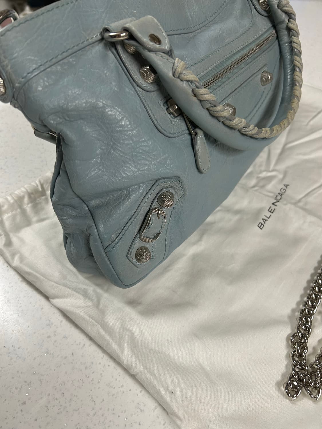 발렌시아가 클래식 모터 시티백 S 상품이미지3