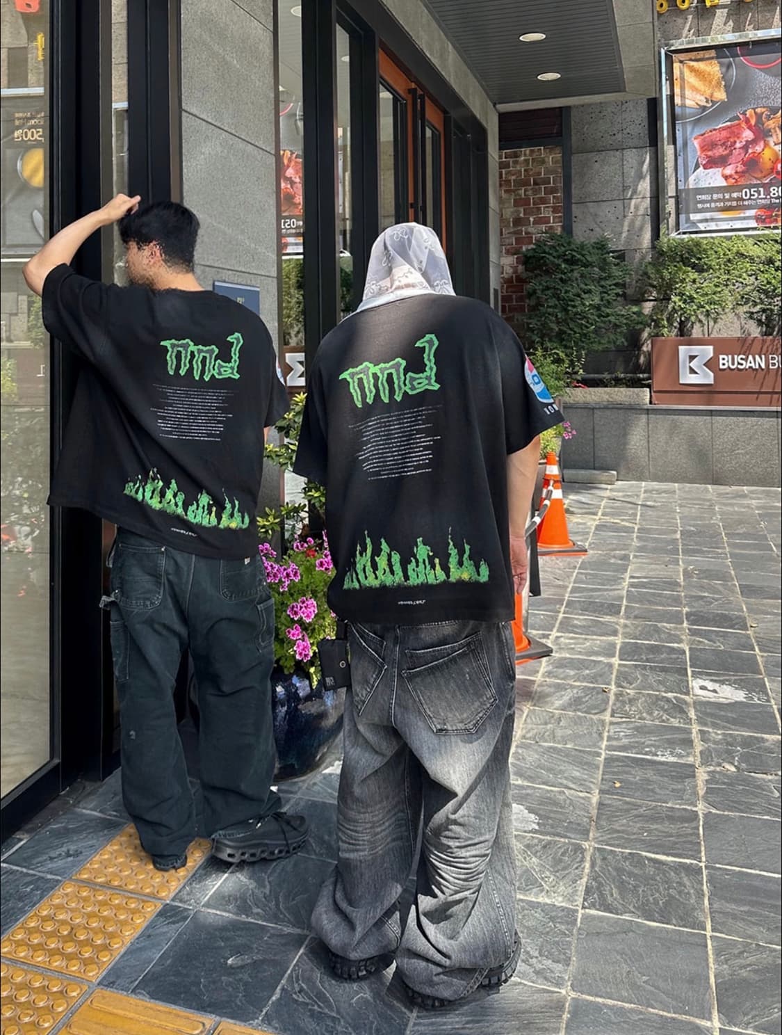 [3]논노드 더블포켓 재패니스 데님 워시드블랙 상품이미지3