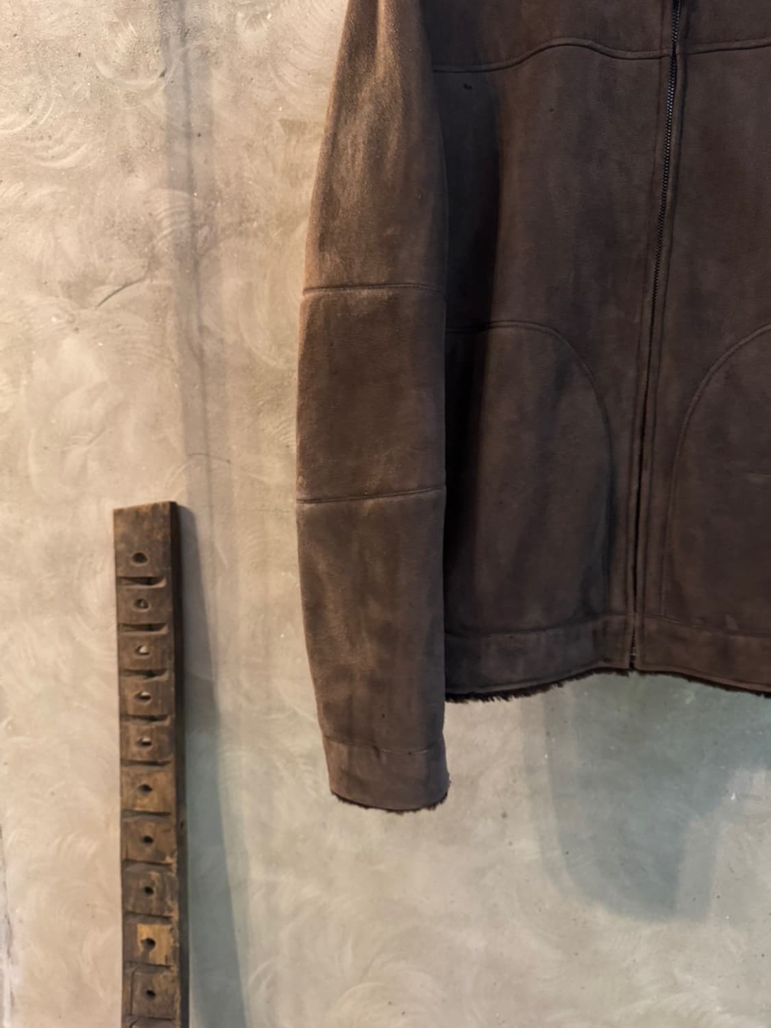 로로피아나 시어링 레더 자켓 100 상품이미지10