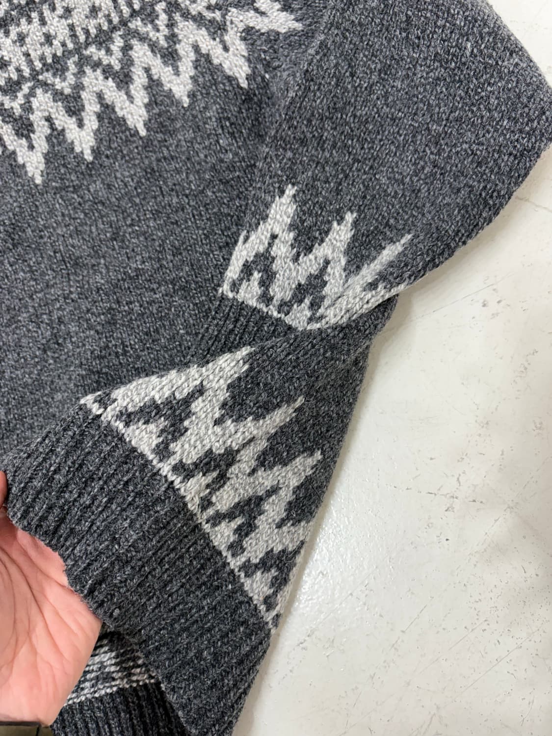 00‘s LL Bean Fair isle Lams Wool Sweater 상품이미지8