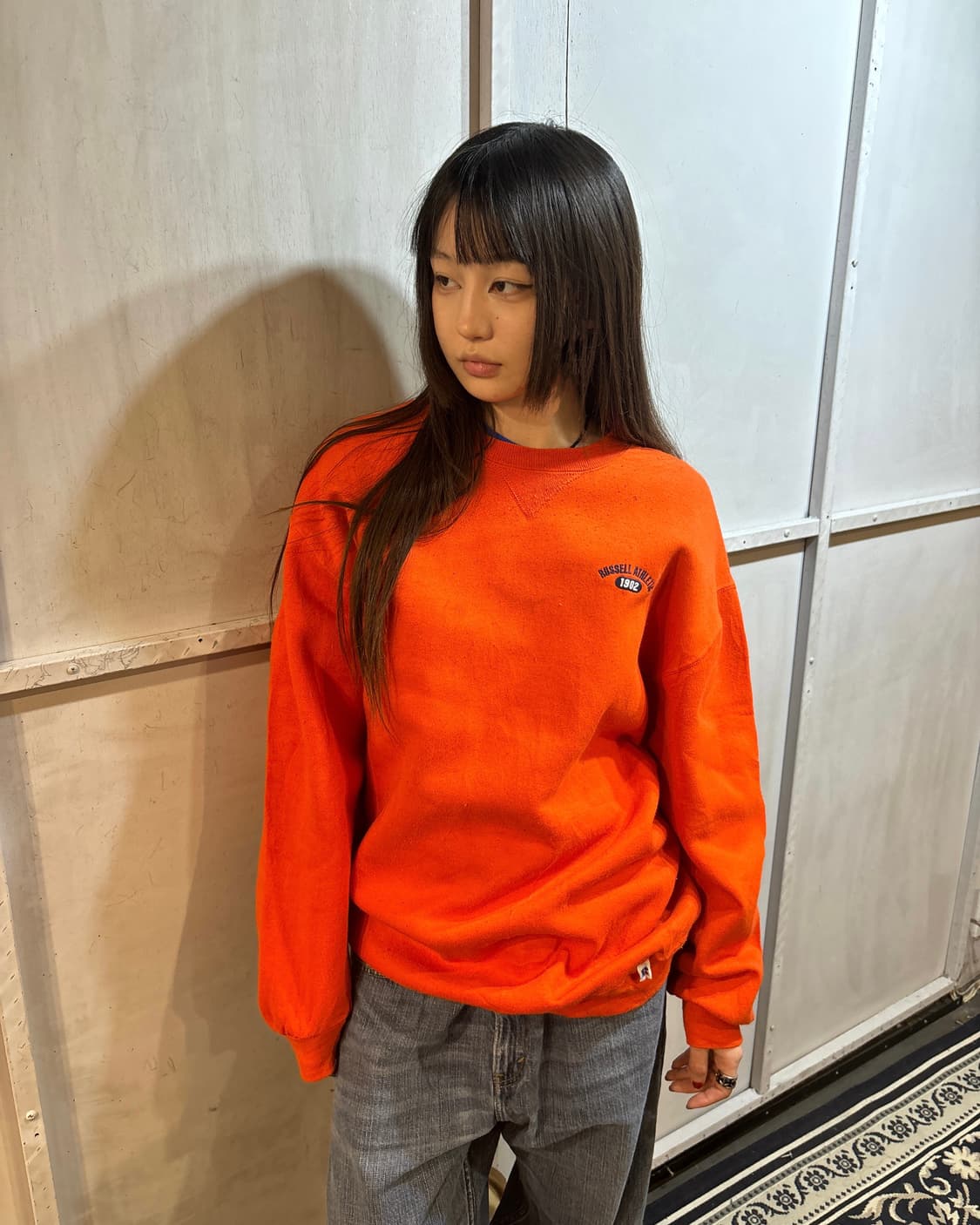 90s RUSSELL y2k grunge purple sweats 상품이미지1