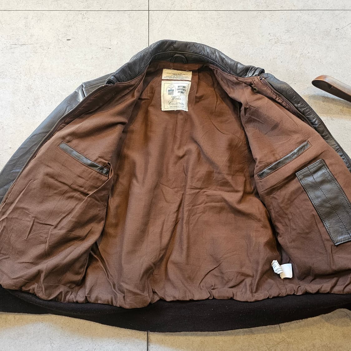 미군 a2 가죽 자켓 상품이미지4