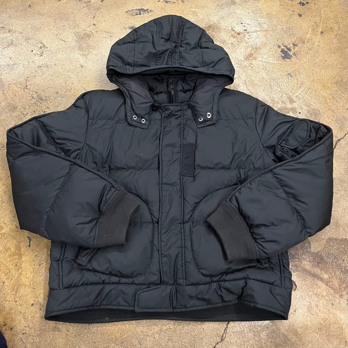 [정품/XL] 폴로 랄프로렌 블랙 후드 패딩 점퍼 b17 상품이미지2