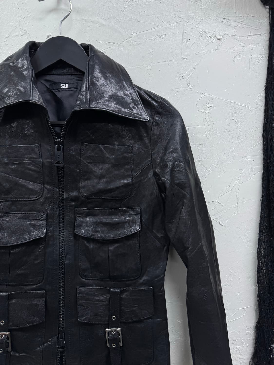 Sly 00s archive gimmick leather jacket 상품이미지4