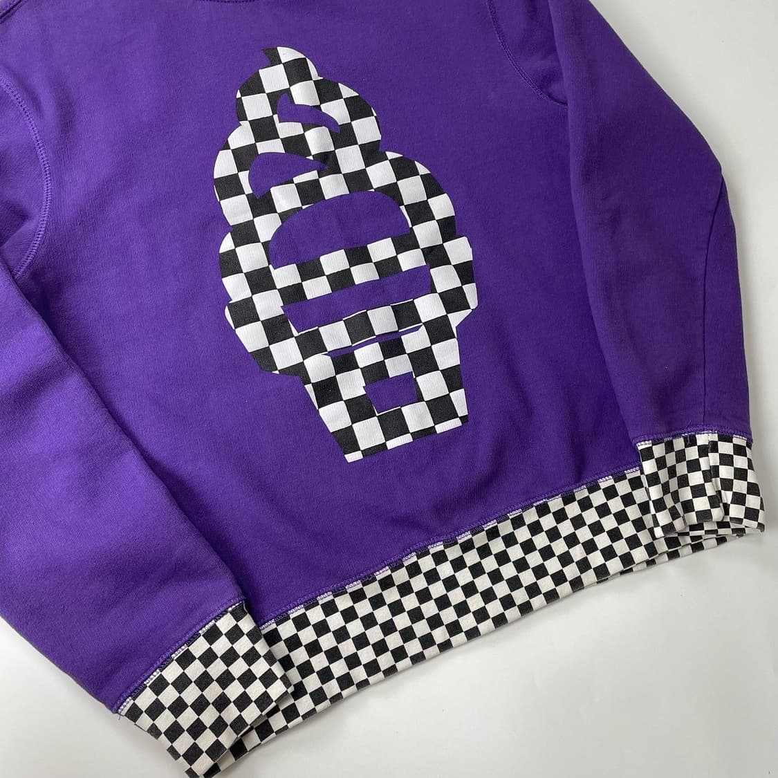 BBC 아이스크림 체크보드 스웻셔츠 상품이미지2