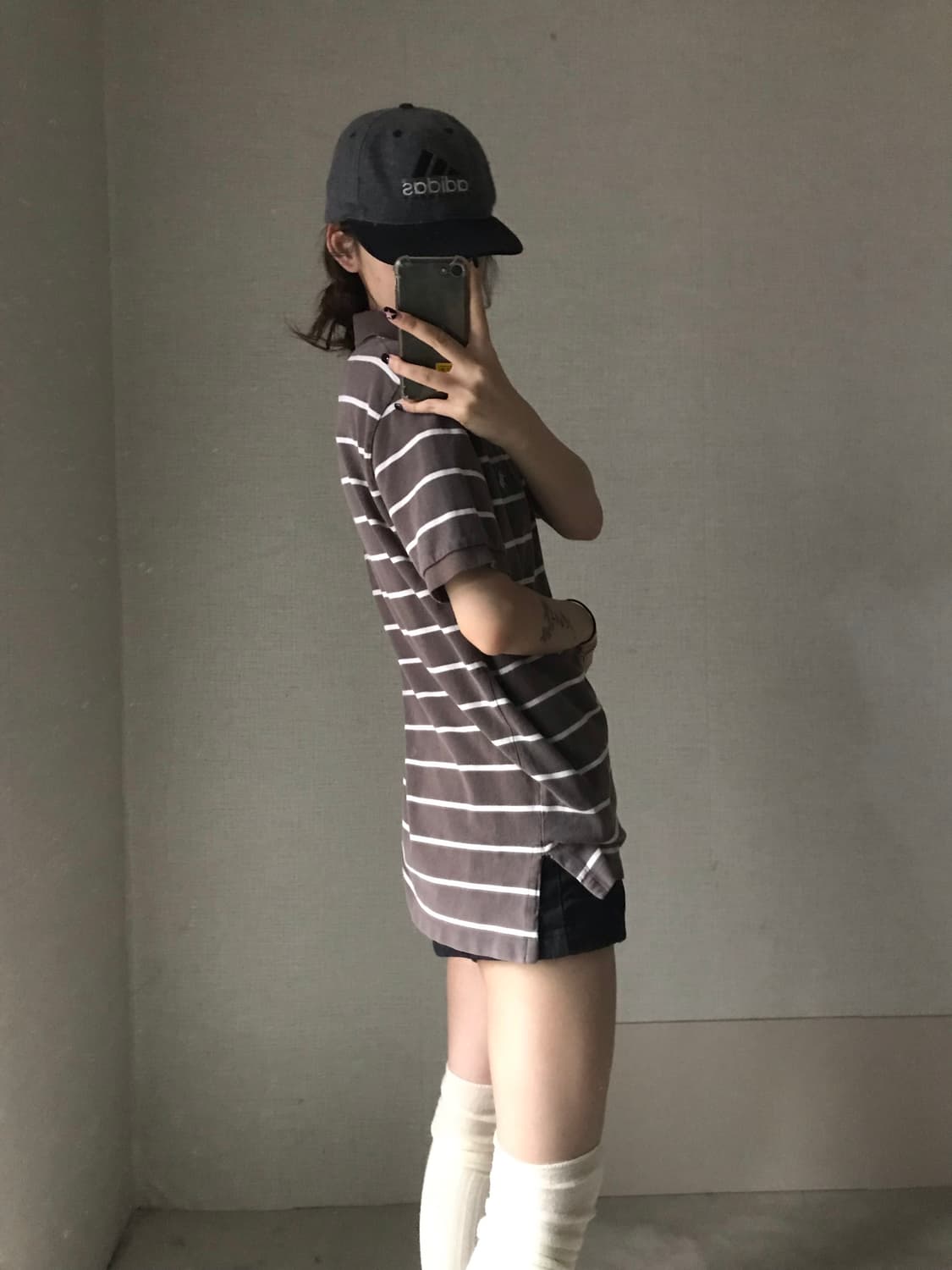 폴로 브라운 스트라이프pk 상품이미지3