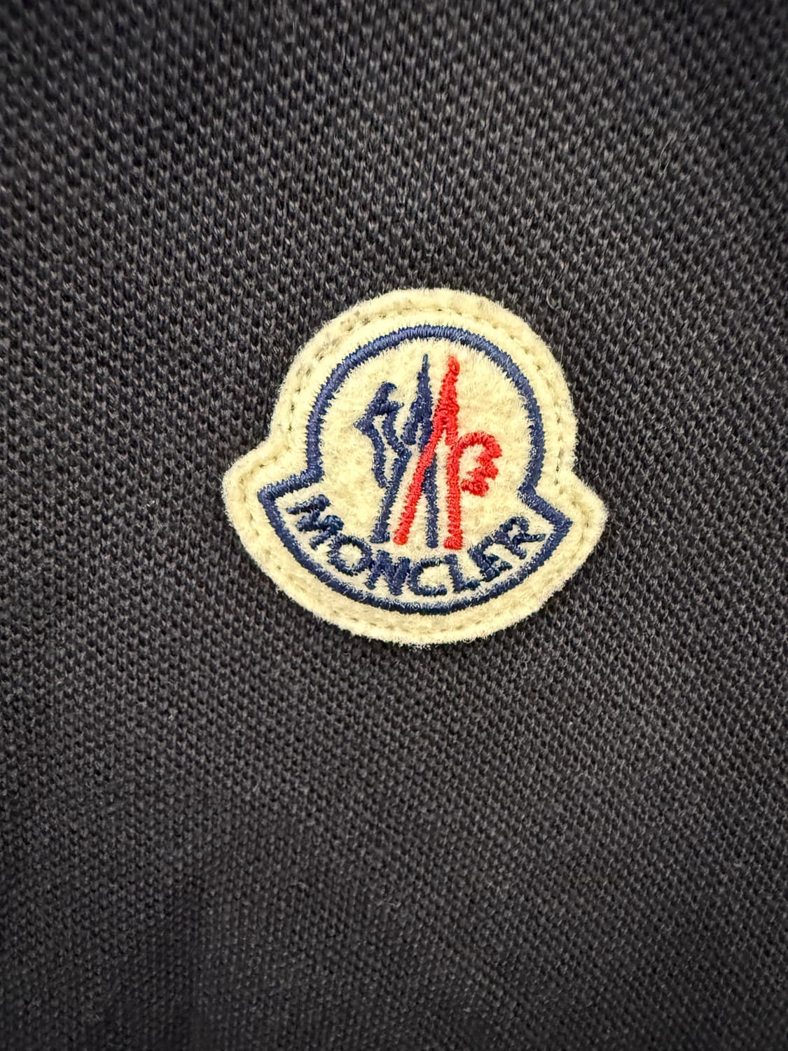 몽클레어 정품 로고 폴로 셔츠 블랙 L 상품이미지5