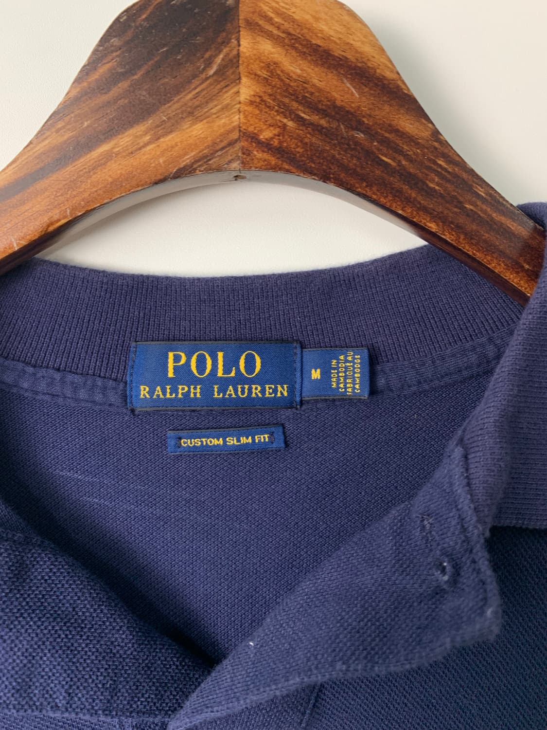 폴로 랄프로렌 신형 화이트 포니 네이비 긴팔 카라티 상품이미지5