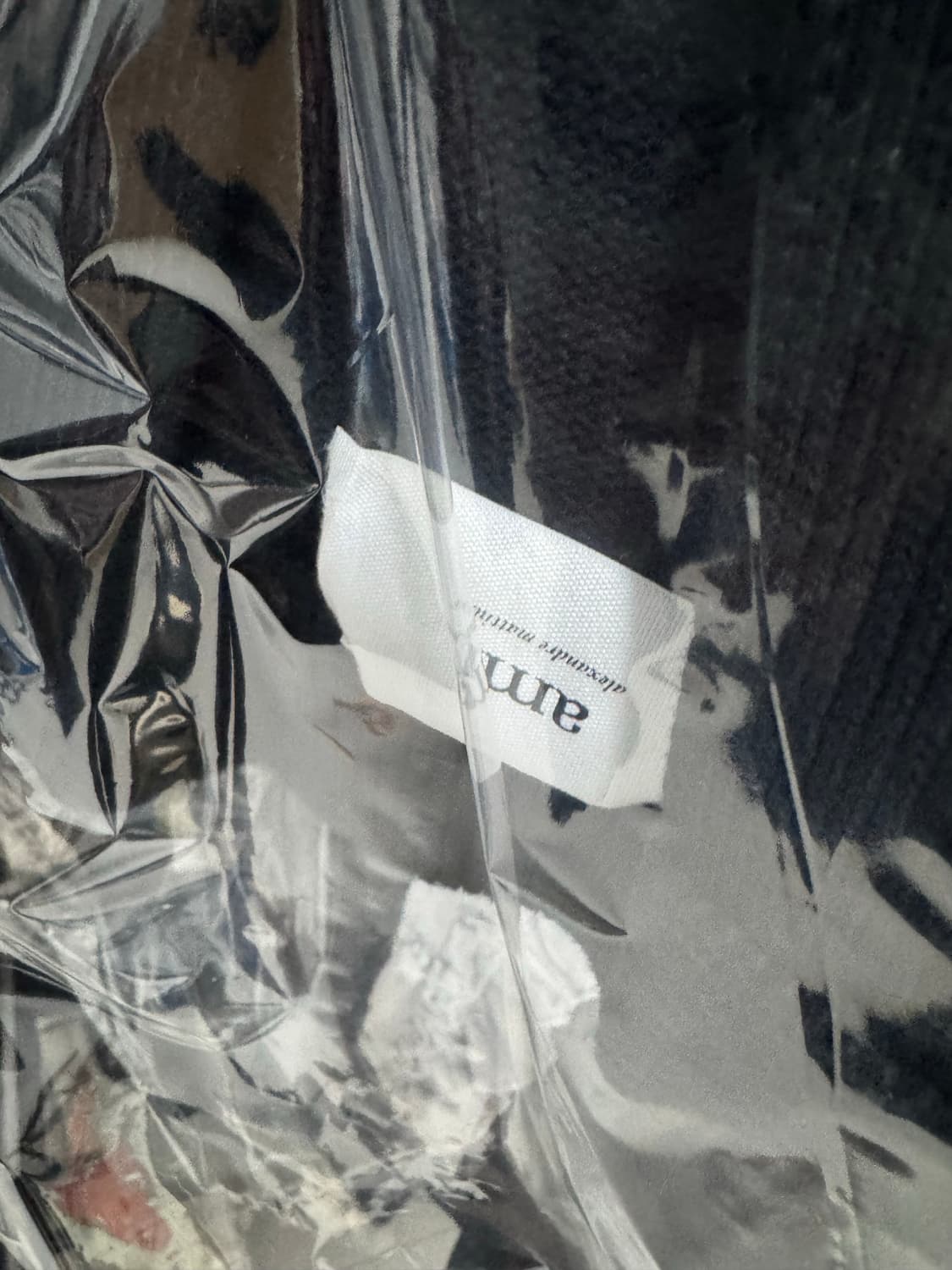 아미 빅하트로고가디건 M 블랙 상품이미지2