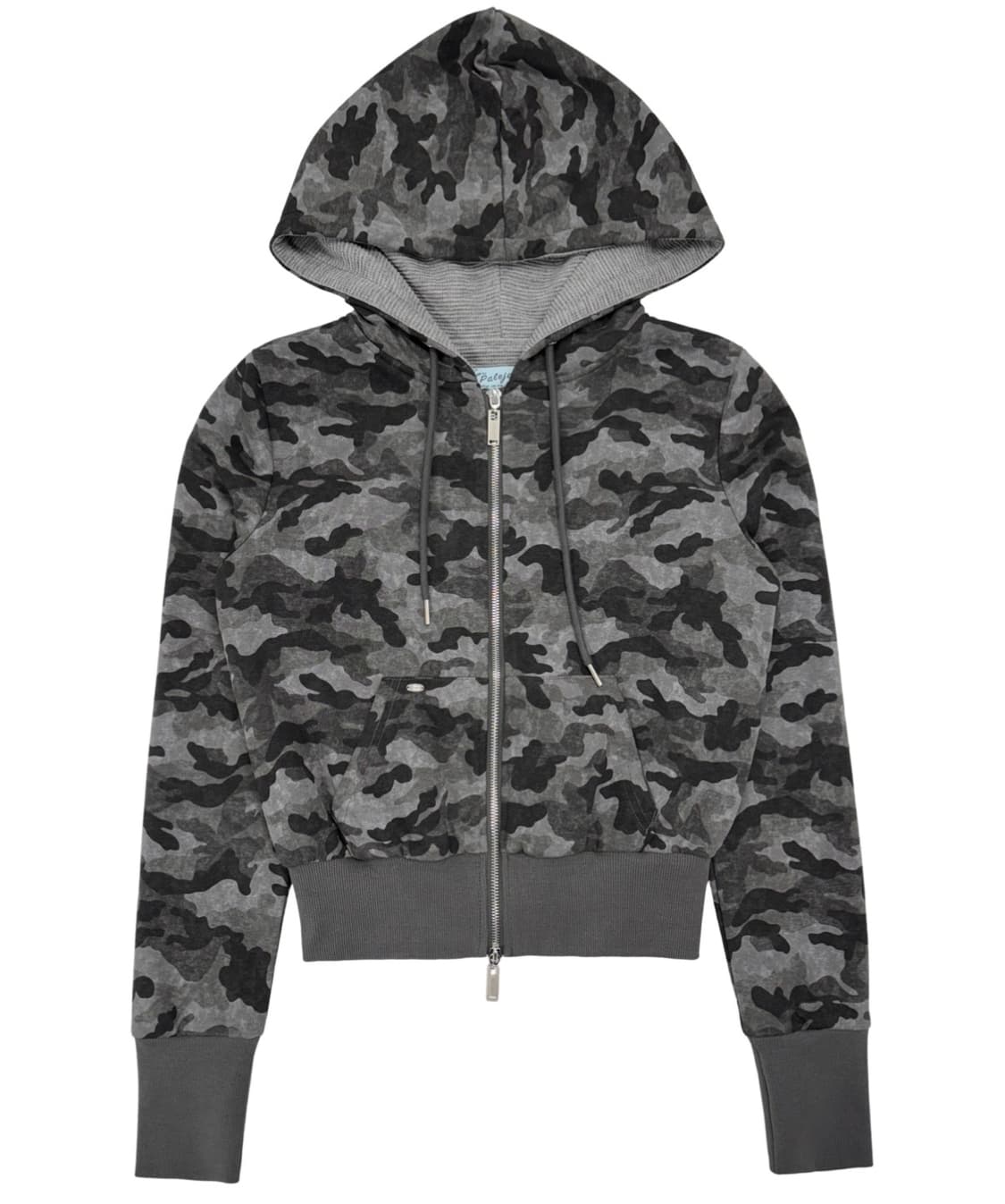 페일제이드 카모 와플 후드집업 차콜 2사이즈 상품이미지1