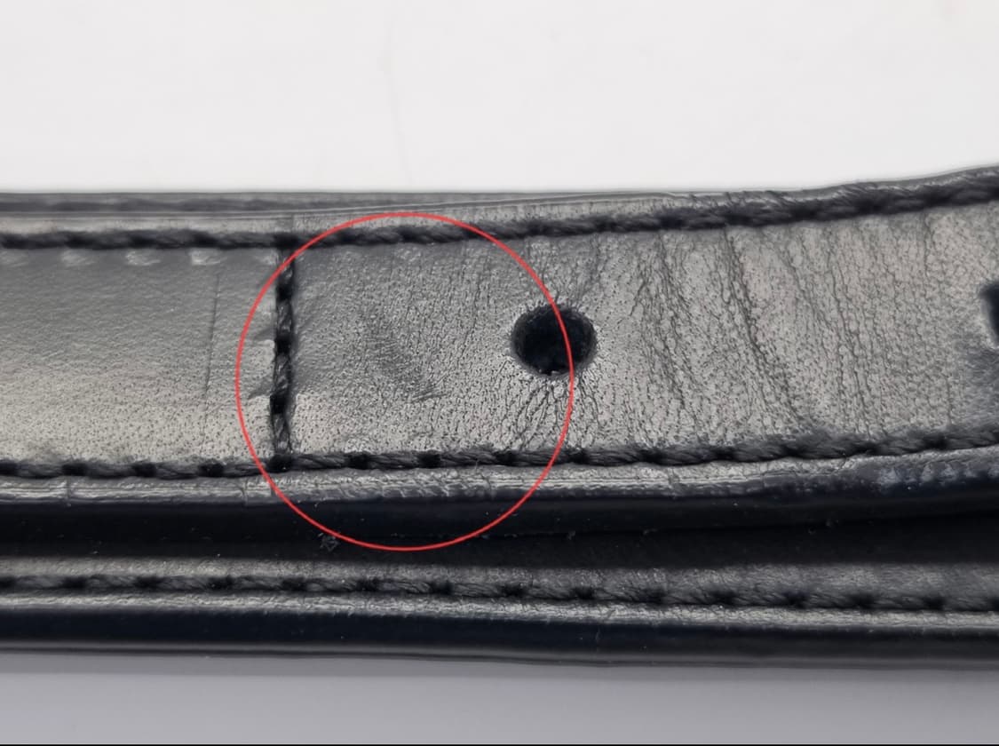 르메르 미니멀 웨스턴 벨트 카우 레더 블랙 85 상품이미지8