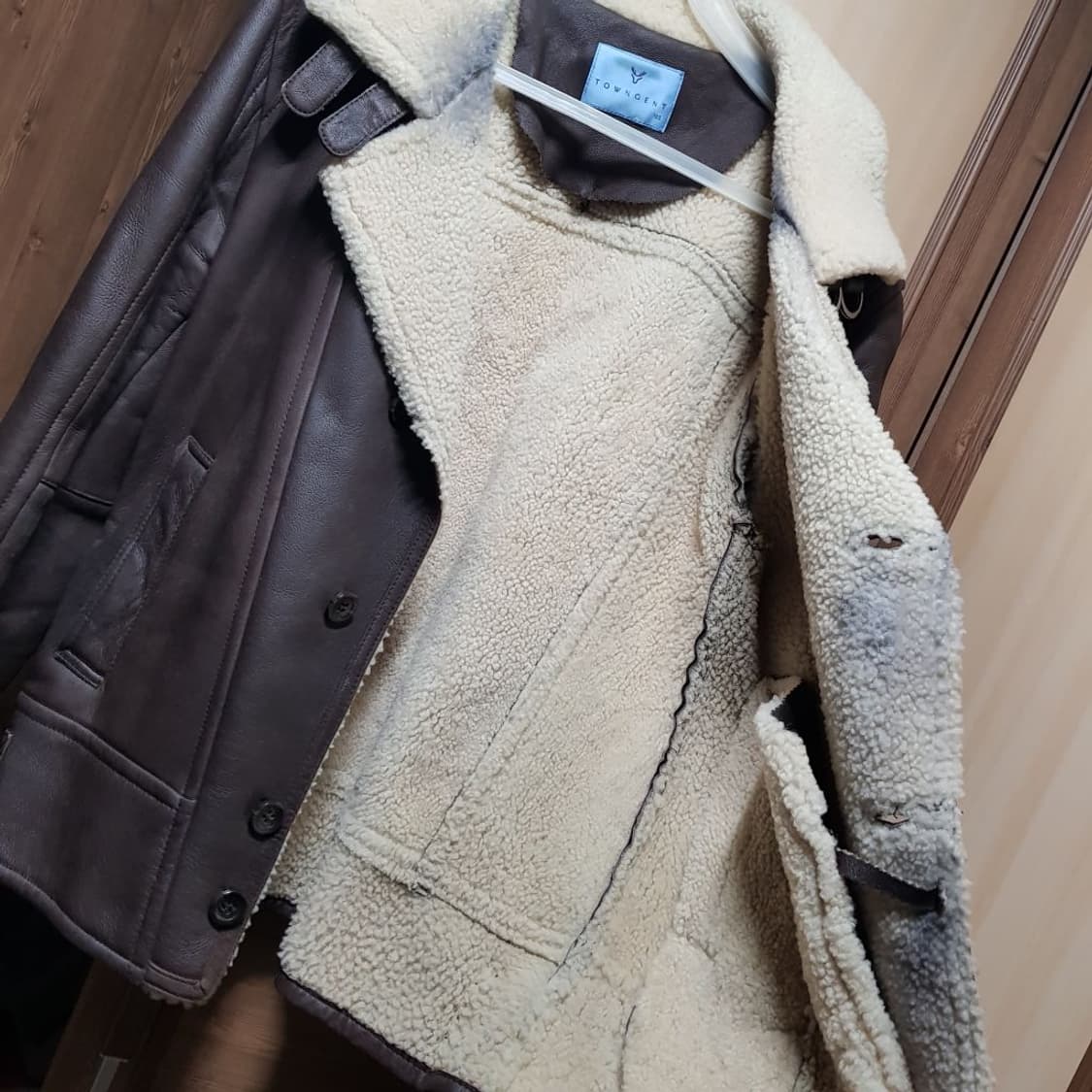 100 105 / 양가죽 무스탕/ LG 타운젠트/2-행324 상품이미지5