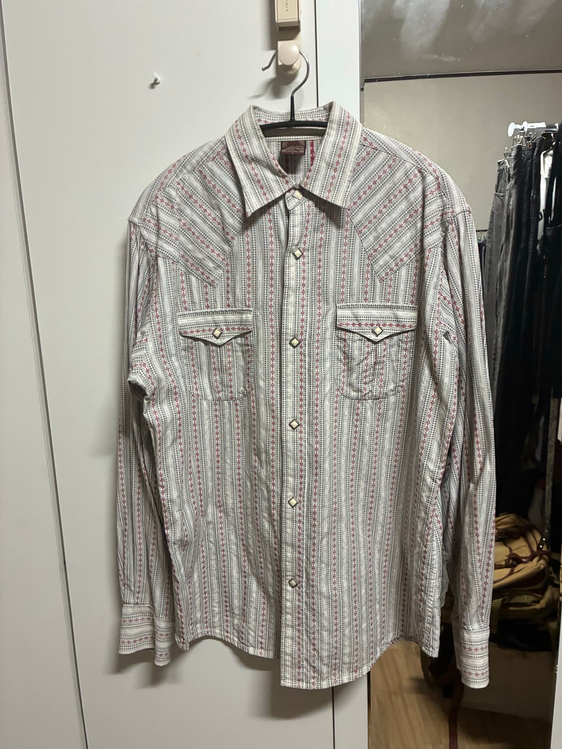 빈티지 무드 웨스턴 셔츠 L/100 상품이미지1