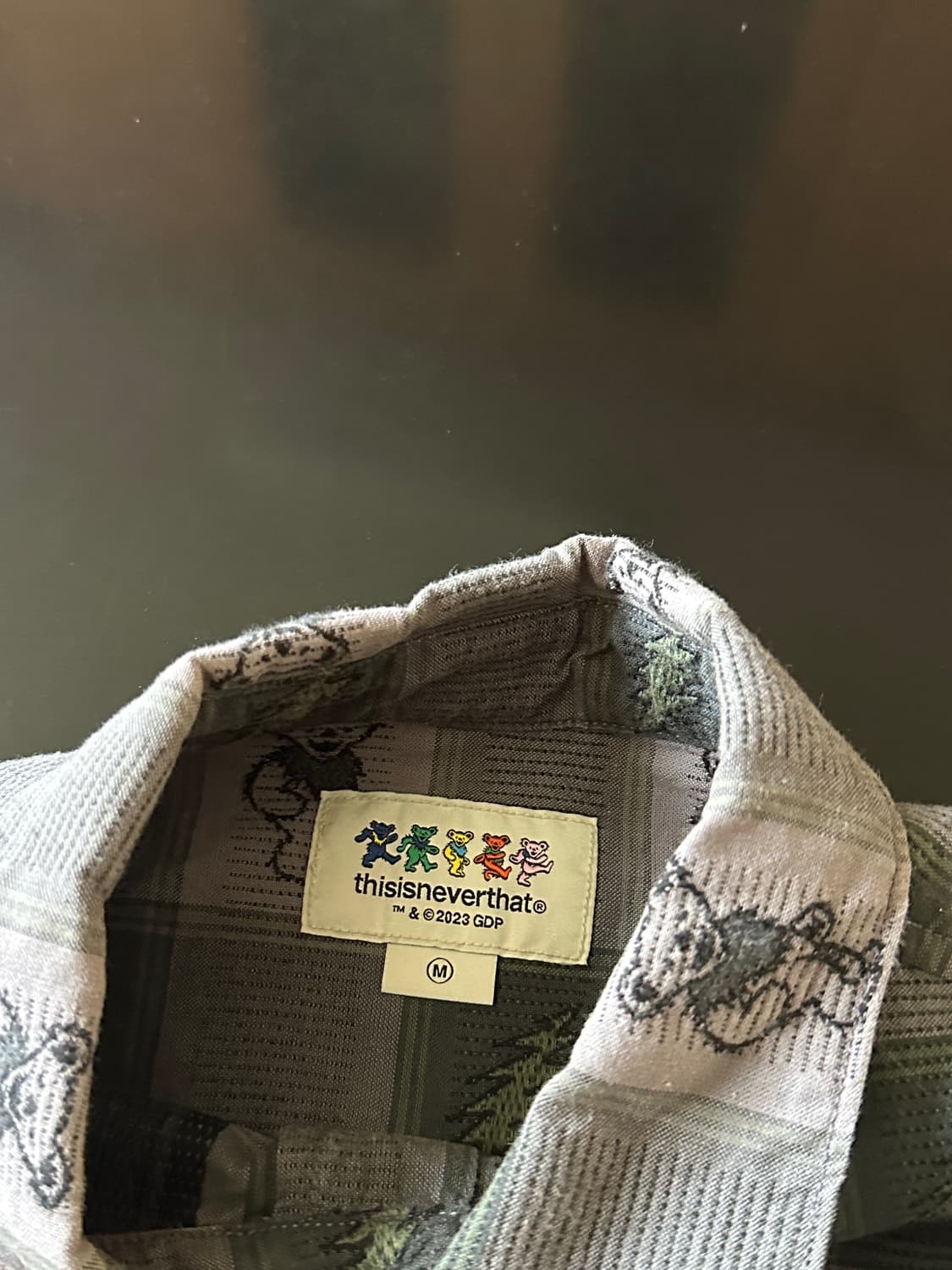 디스이즈네버댓 그레이트풀 라이트닝 자카드 셔츠 M 상품이미지4