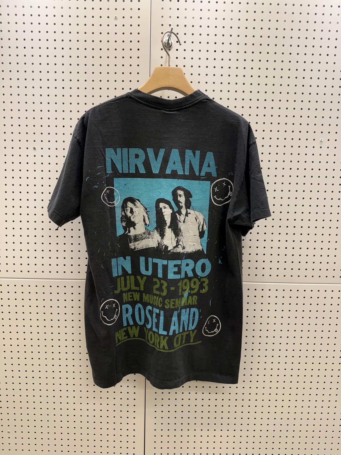 너바나 인 유테로 앨범 엔젤 프린팅 반팔 티셔츠 U1195 상품이미지3