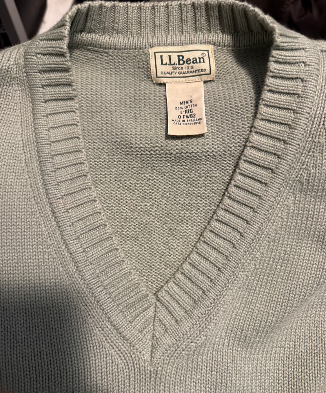 엘엘빈 V넥 니트 L 상품이미지6