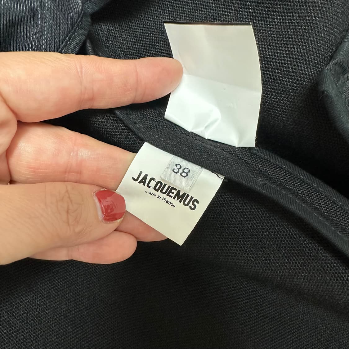 자크뮈스 아이코닉 블랙 울 자켓 38사이즈 / 새상품  상품이미지8