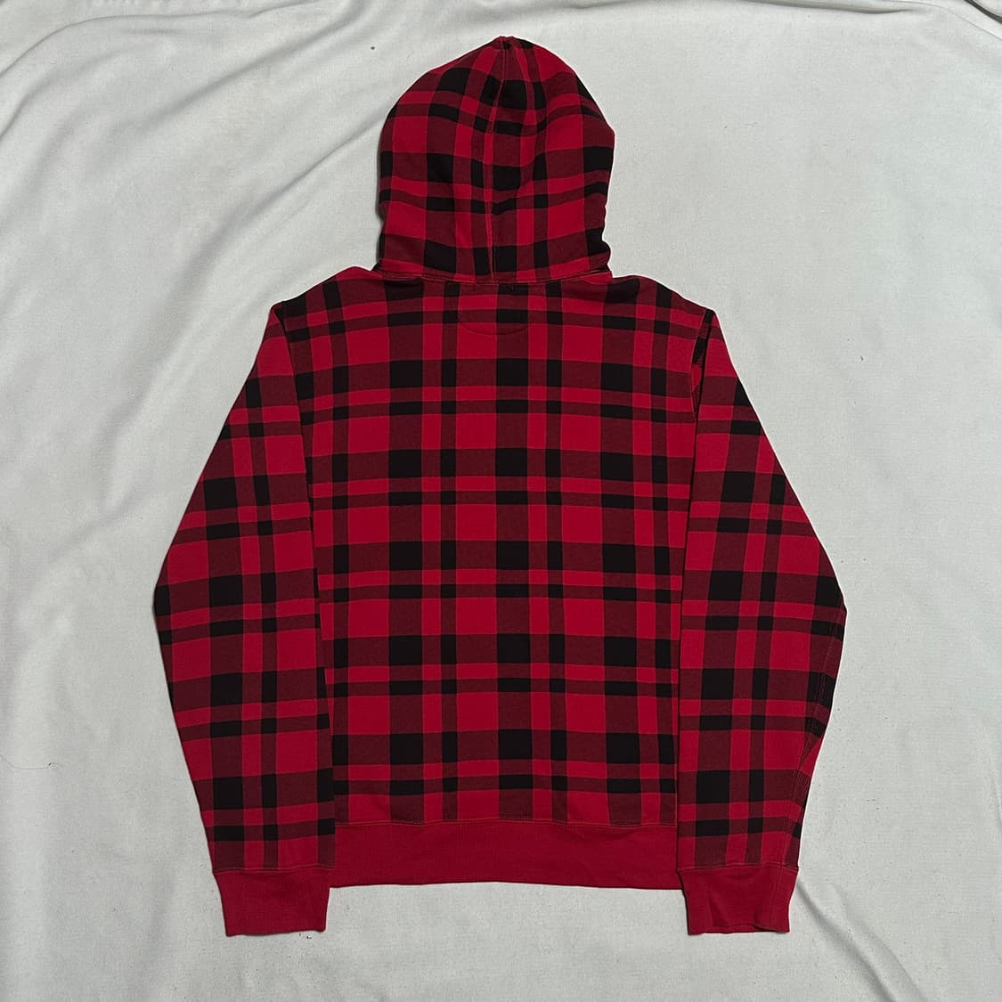 XL 폴로랄프로렌 피그먼트 타탄체크 후드티 상품이미지3
