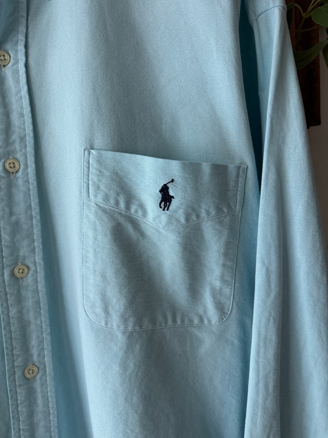 [L]폴로 랄프로렌 BIG SHIRTS 캔디블루 옥스포드 셔츠 상품이미지3