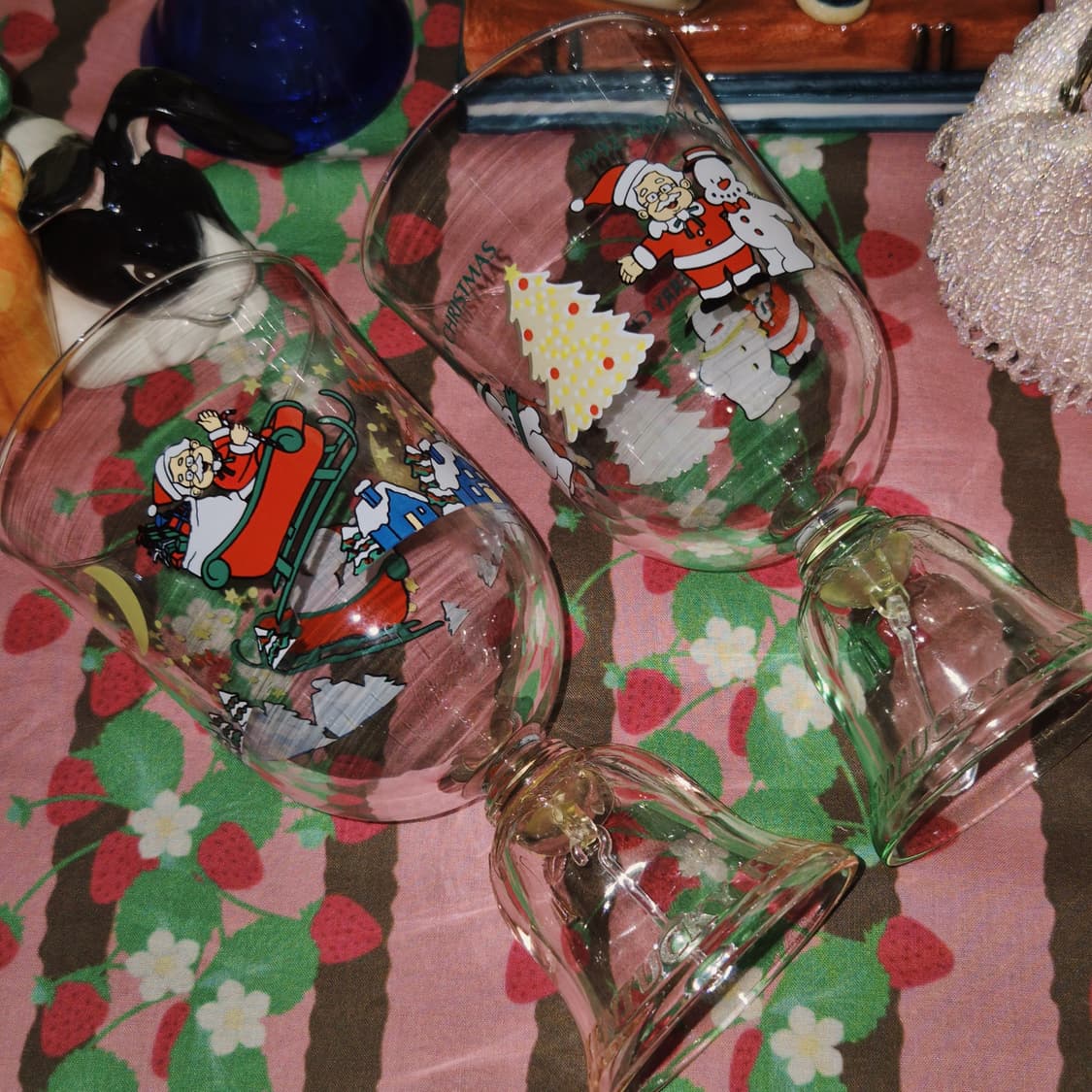 92s 켄터키 크리스마스 산타 컬러 벨 잔 1p 상품이미지10