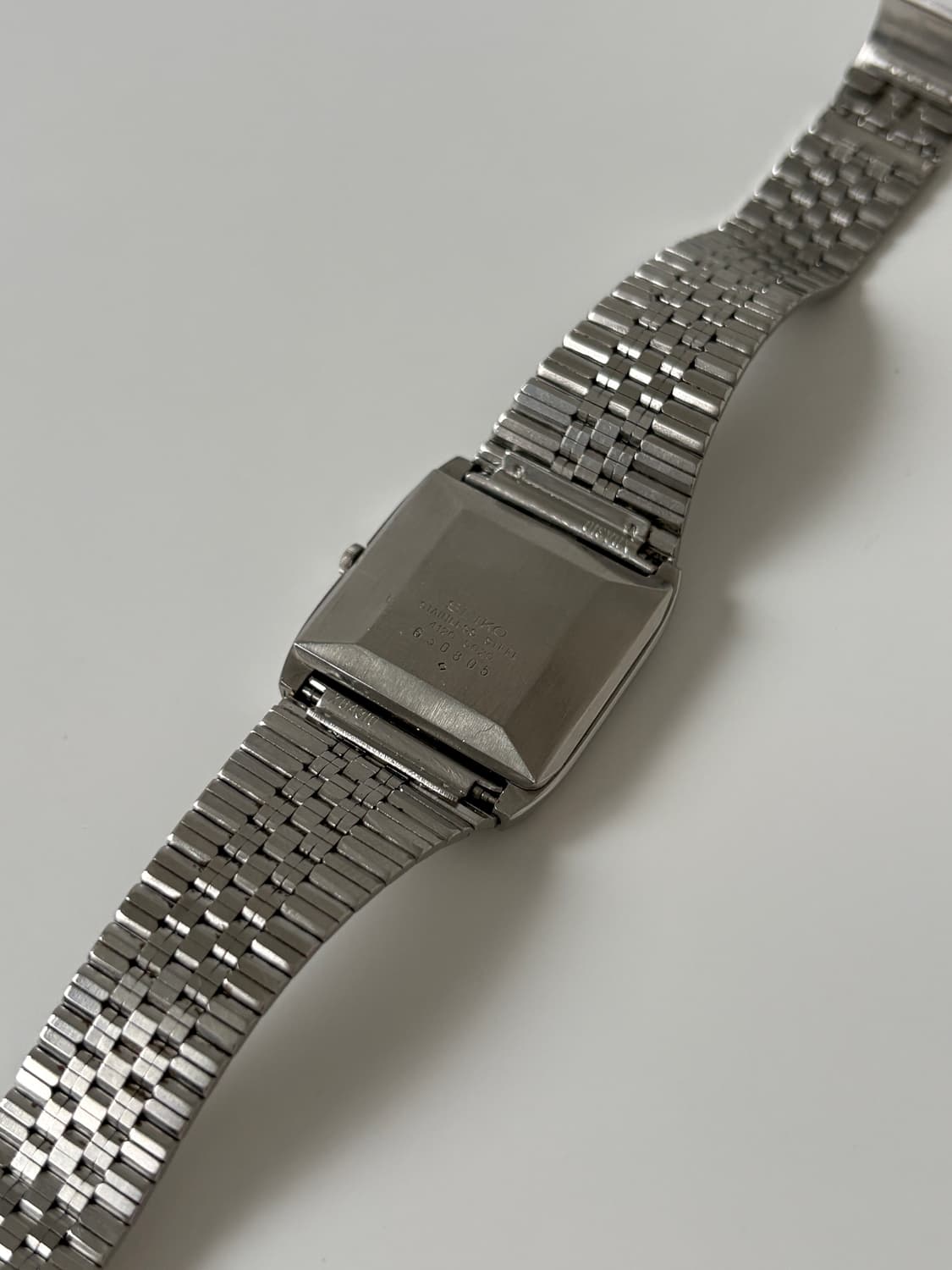 1970s Emblem Blue Dial Square Quartz 상품이미지9