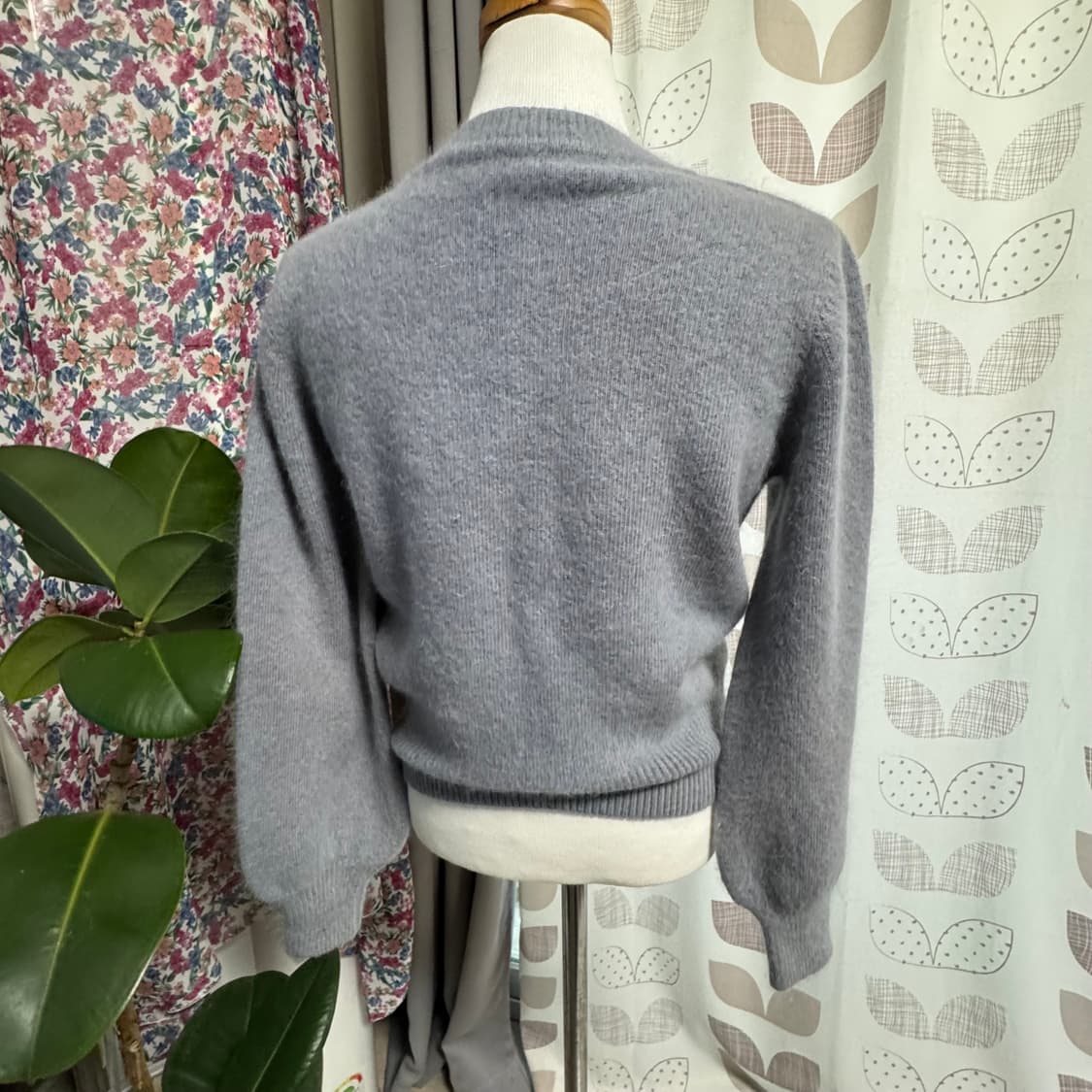 그레이 앙고라 긴팔 니트 스웨터 거의 새것 상품이미지10