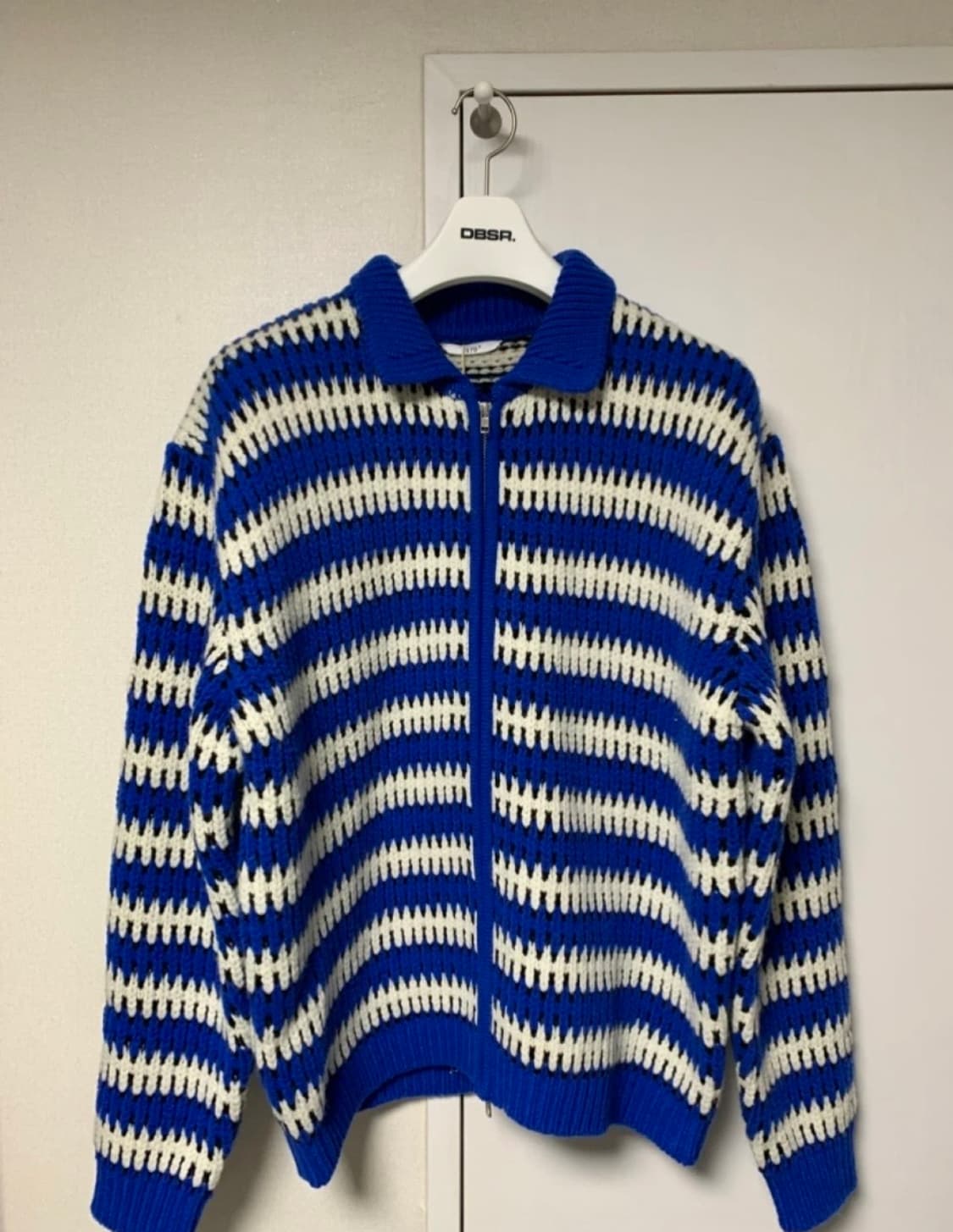 급처!STU 블루니트집업 상품이미지1