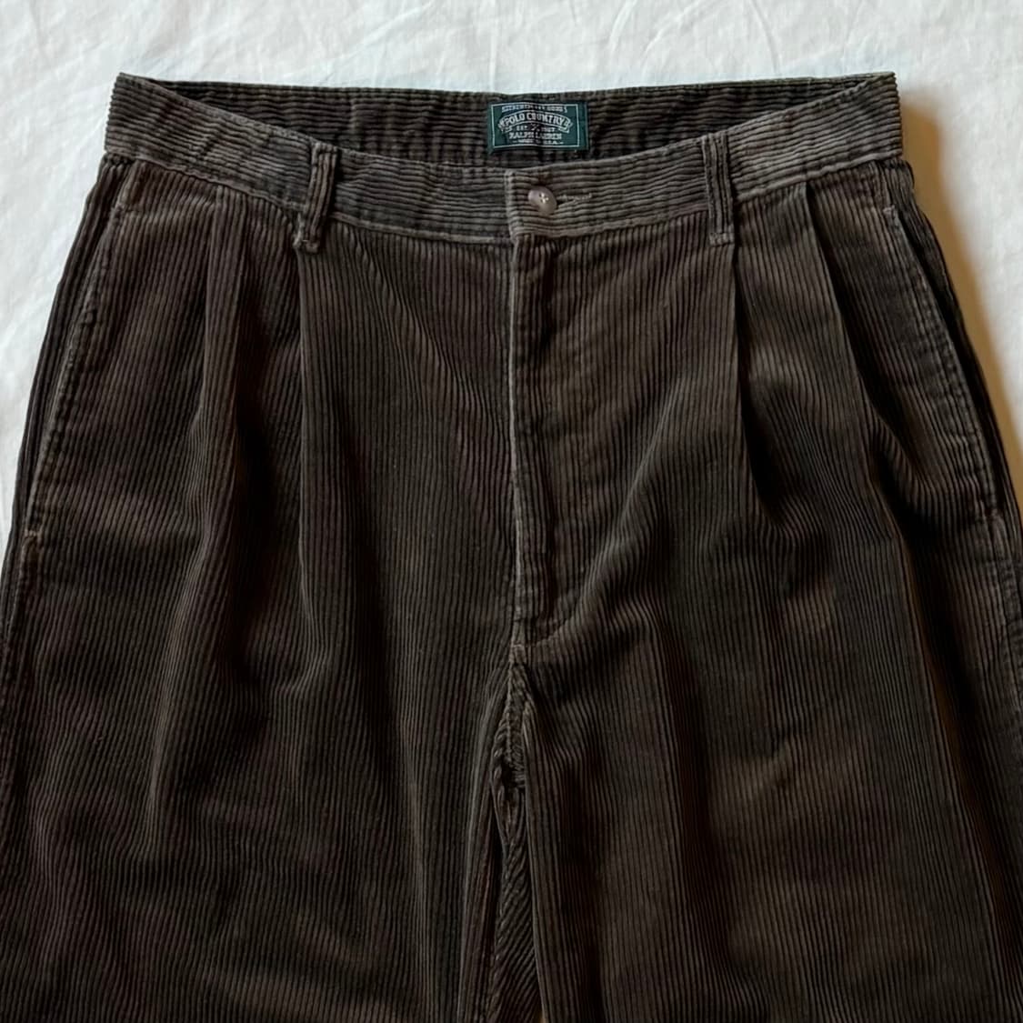 (31) 80s USA POLO COUNTRY 브라운 코듀로이 팬츠 상품이미지2