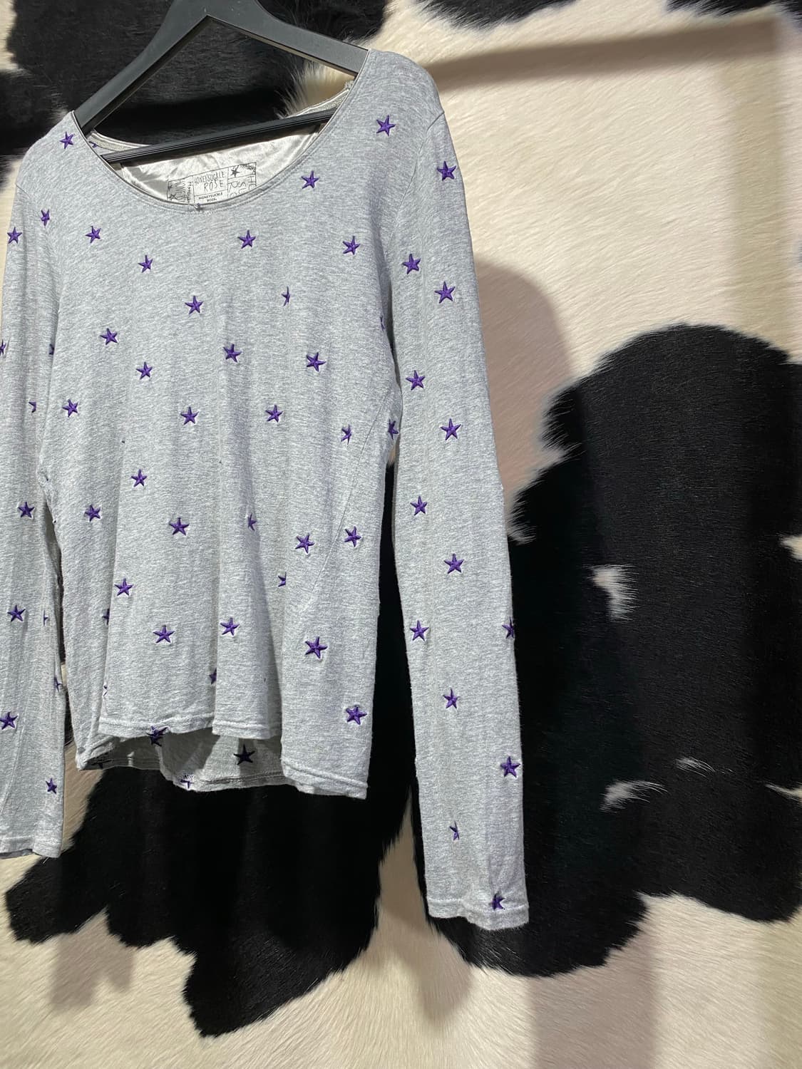 Honeysuckle rose 별 자수 디테일 롱슬리브 상품이미지3