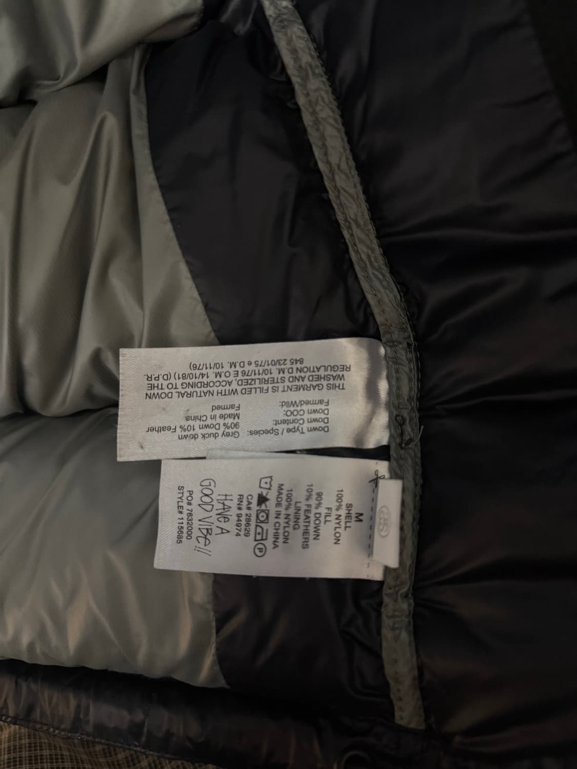 스투시 마이크로 립스탑 팬텀블랙 M사이즈 상품이미지4